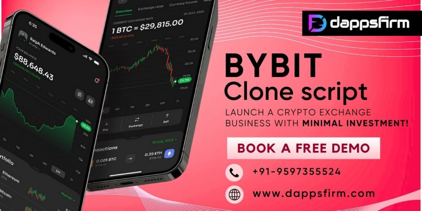 Run a high-revenue crypto trading platform with our Whitelabel Bybit Clone Script.