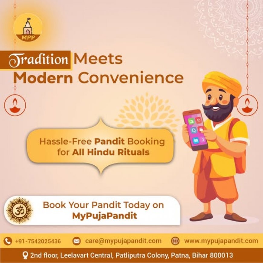 The Convenience and Significance of Booking Pandit Ji Online: A Modern Approach to Traditional Rituals
