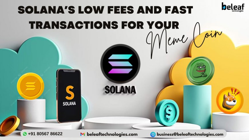 Solana’s Low Fees and Fast Transactions for Your Meme Coin