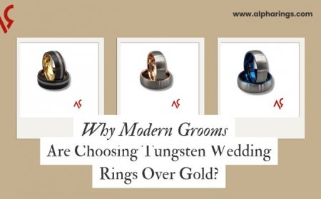 Why Modern Grooms Are Choosing Tungsten Wedding Rings Over Gold?