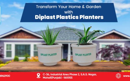 Transform Your Home & Garden with Diplast Plastics Planters