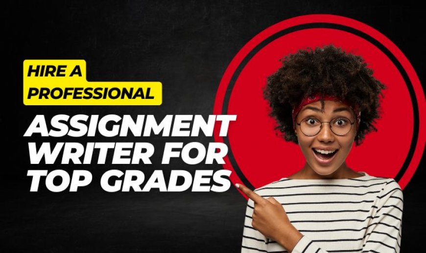 Hire a Professional Assignment Writer for Top Grades