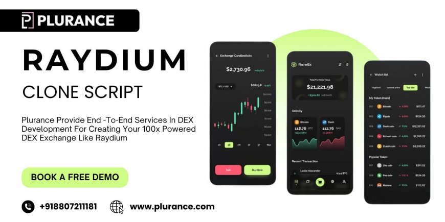 Launch Your Own Decentralized Exchange with Our Raydium Clone Script