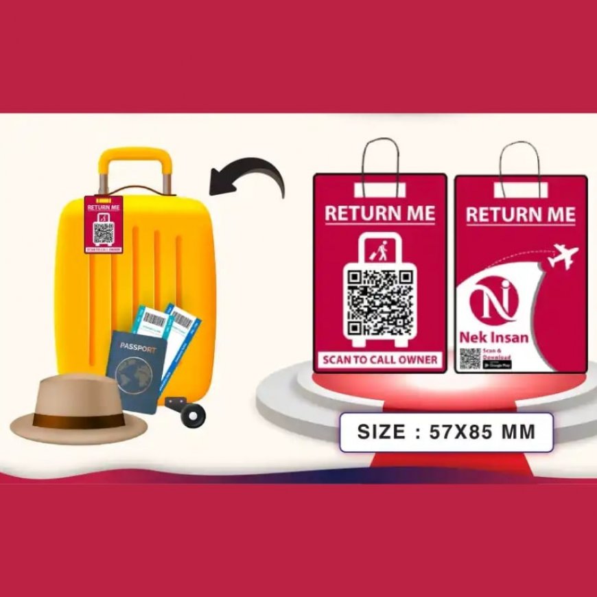 QR Code Tag for Trolley Safety – Secure Your Belongings
