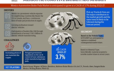 Mexico Automotive Brake Pad Market, Share, Trends, Demand, Growth and Competitive Analysis