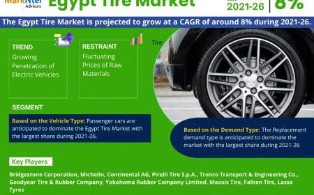 Egypt Tire Market, Share, Trends, Demand, Growth and Competitive Analysis