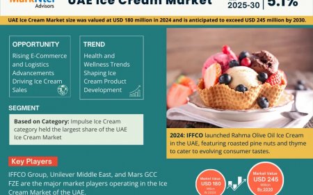 UAE Ice Cream Market Insights: Demand, Share, and Key Players 2030