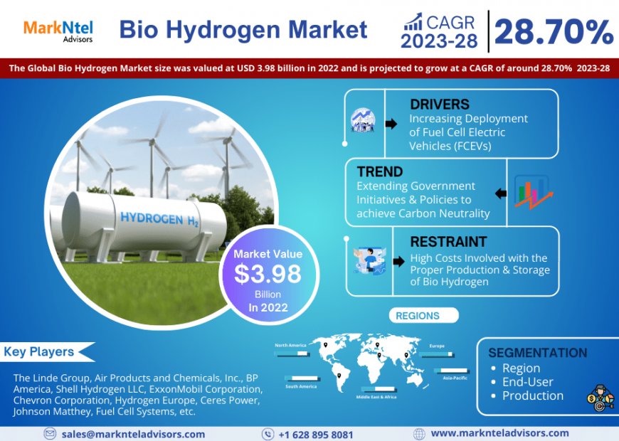 Bio Hydrogen Industry Demand Analysis and Market Performance 2028