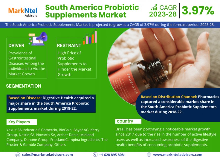 South America Probiotic Supplements Market Outlook – Size, Share, Opportunities, Trends & Forecast Analysis