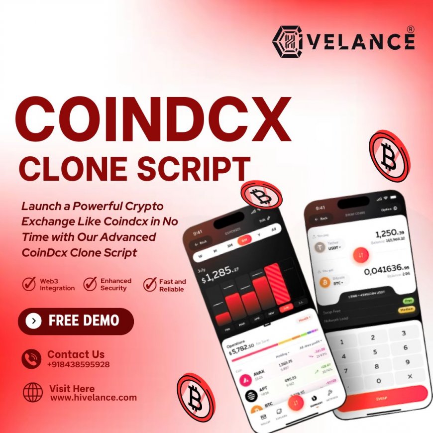 CoinDCX Clone Script: To Launch a Powerful Cryptocurrency Exchange Effortlessly