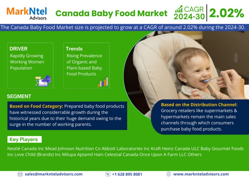 Canada Baby Food Market Intelligence: Trends, Players, and Forecasts 2030