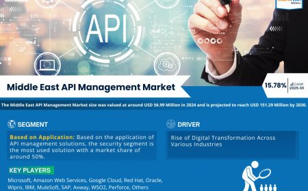 Middle East API Management Market Intelligence: Trends, Players, and Forecasts 2030
