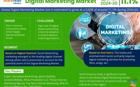 Global Digital Marketing Market to Soar at 11.1% CAGR Through 2030 | Trends, Drivers, and Forecast Analysis