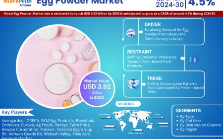 Global Egg Powder Market to Soar at 14.46% CAGR Through 2030 | Trends, Drivers, and Forecast Analysis