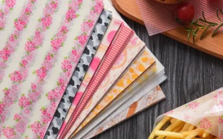 Custom designs in custom printed hot paper paper