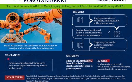 Construction Robots Market to Register 16.8% CAGR Through 2028 | Key Drivers and Opportunities