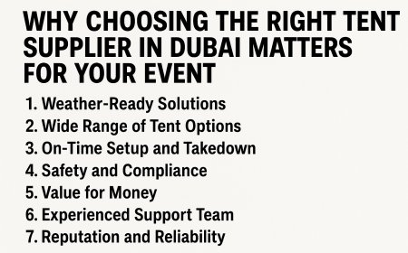 Why Choosing the Right Tent Supplier in Dubai Matters for Your Event