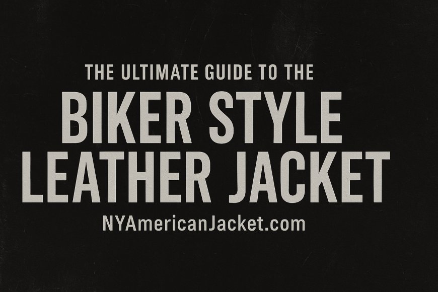 The Ultimate Guide to the Biker Style Leather Jacket