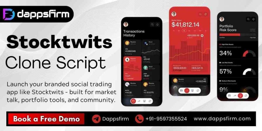 Launch a branded social trading network using our Stocktwits app clone solutions
