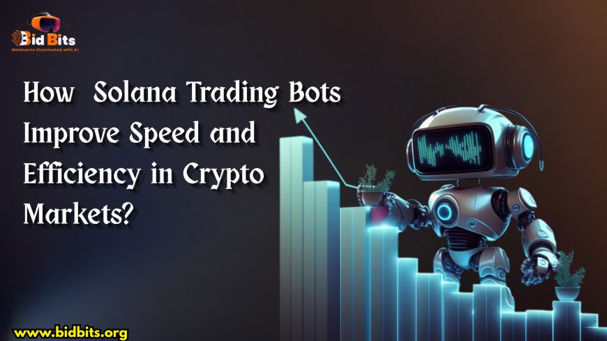 How  Solana Trading Bots Improve Speed and Efficiency in Crypto Markets?