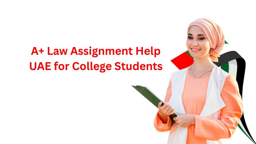 Law Assignment Help UAE for College Students