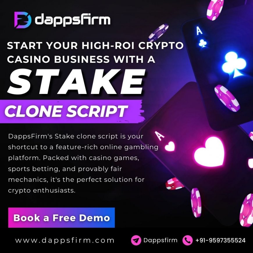 Kickstart your crypto casino venture using our premium Stake clone software affordably