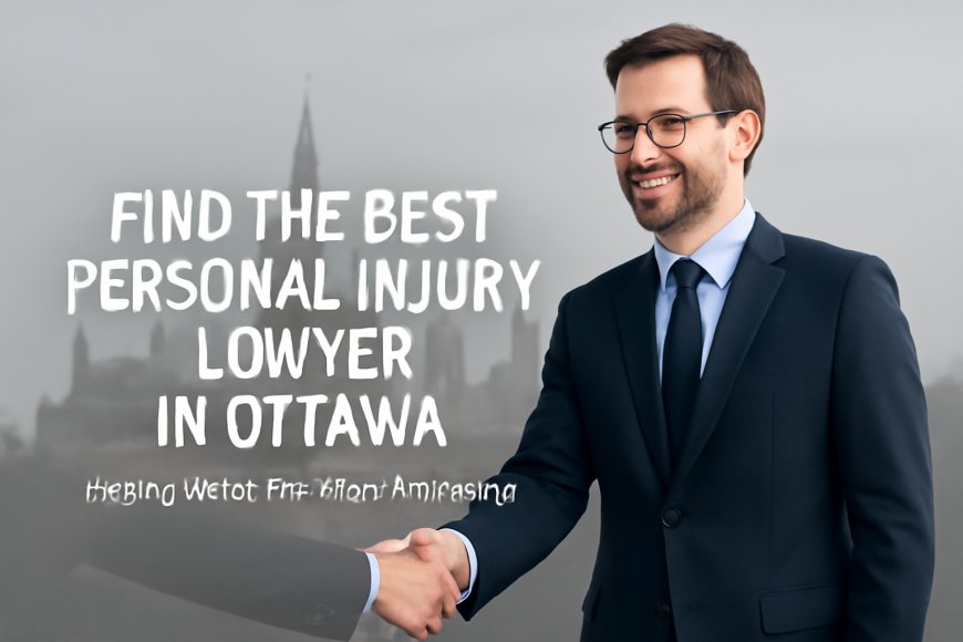 How to Find the Best Personal Injury Lawyer in Ottawa for Your Case