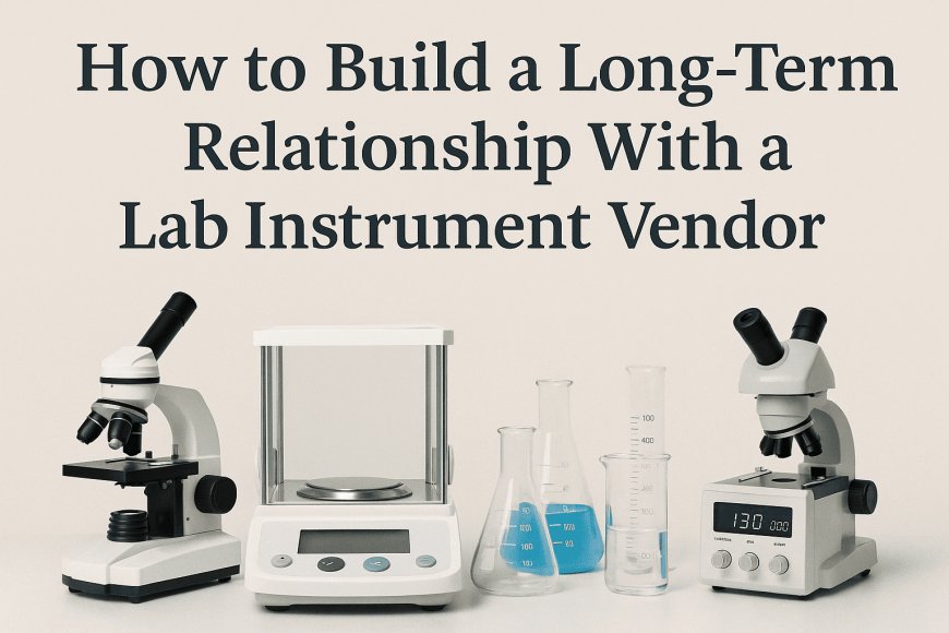 How to Build a Long-Term Relationship With a Lab Instrument Vendor