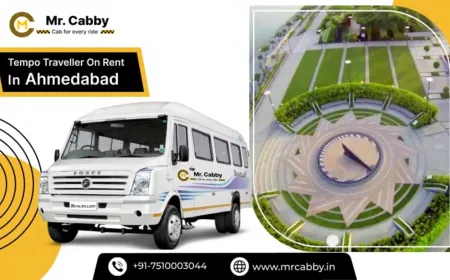 Tempo Traveller on Rent in Ahmedabad with Mr. Cabby