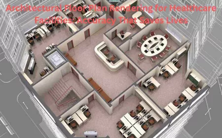 Architectural Floor Plan Rendering for Healthcare Facilities Accuracy That Saves Lives