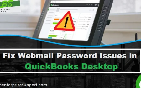 Resolve Webmail Password Issues in QuickBooks Desktop [FIXED]