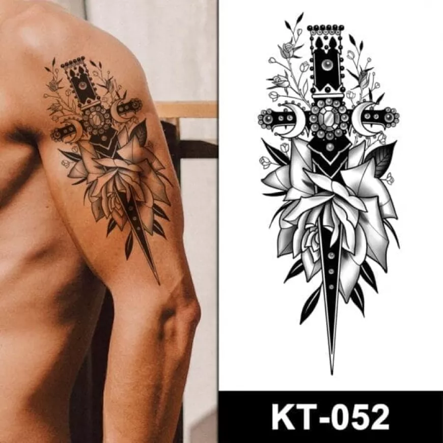 How To Style Floral Sword Temporary Tattoos For Any Occasion In Australia