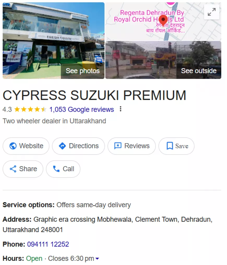 Discover Your Dream Ride at the Best Suzuki Showroom in Dehradun