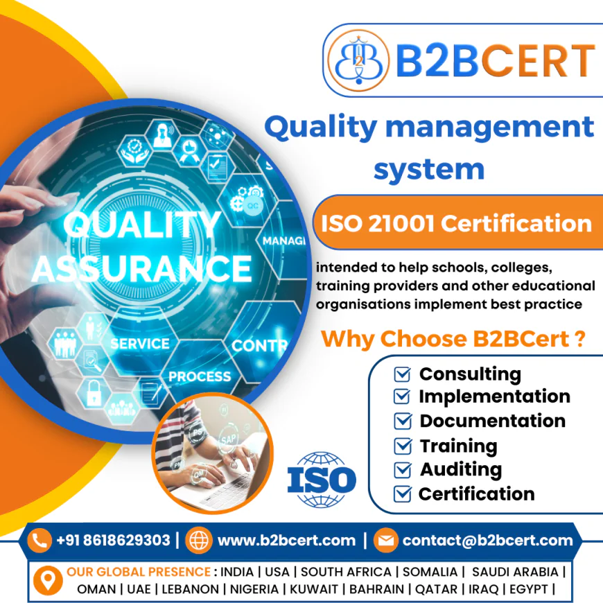 ISO 21001 Certification in USA for Educational Excellence and Quality