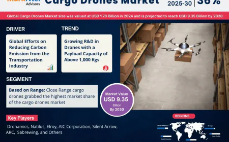 Cargo Drones Market Poised for Strong 36% CAGR Through 2030 | Size & Opportunity Insights