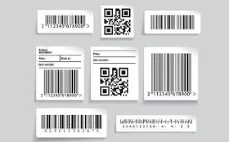 Custom barcode sticker