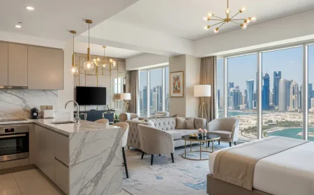 Where to find luxury hotel apartments for rent in Doha?