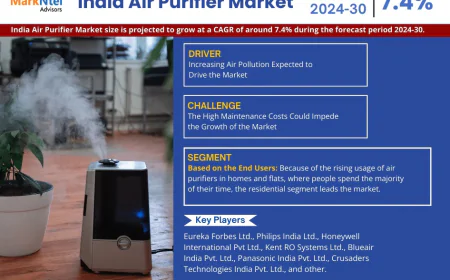 India Air Purifier Market Outlook 2024–2030: Growth Forecast & Top Trends