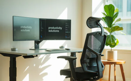 How to Choose the Right Ergonomic Desk for Your Workspace