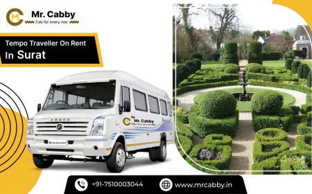 Book Tempo Traveller on Rent in Surat – Travel Comfortably with Mr. Cabby!