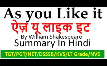 As You Like It Summary in Hindi: Shakespeare Ki Comedy Ka Mazedar Natak