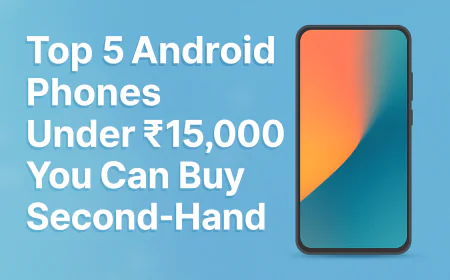 Top 5 Android Phones Under ₹15,000 You Can Buy Second-Hand