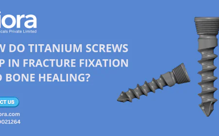 How do Titanium Screws Help in Fracture Fixation and Bone Healing?