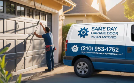 Garage Door Repairs Without the Wait: Choose Same Day Service in San Antonio