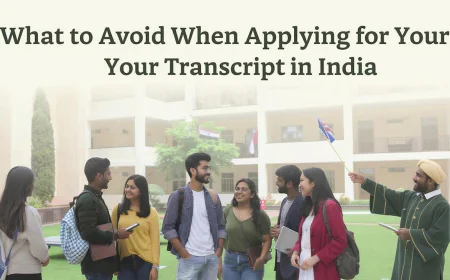 What to Avoid When Applying for Your Transcript in India