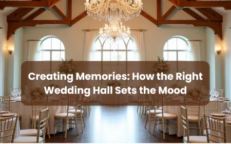 Creating Memories: How the Right Wedding Hall Sets the Mood