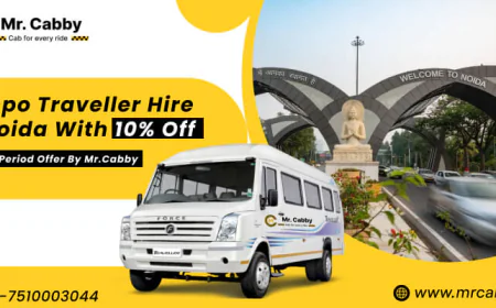 Tempo Traveller Hire in Noida with 10% Off – Limited Period Offer by Mr. Cabby