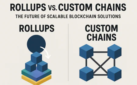 Rollups vs. Custom Chains: The Future of Scalable Blockchain Solutions