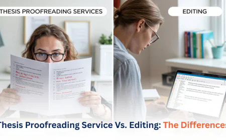 Thesis Proofreading Service Vs. Editing: The Differences