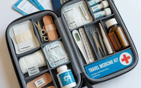 What to Pack in Your Travel Medicine Kit for Any Destination